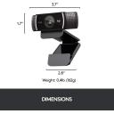 Logitech C922 Pro Stream Webcam 1080P for HD Video Streaming & Recording