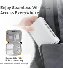 GL-SFT1200 (Opal) Secure Travel WiFi Router & GL.iNet GL-MT3000 (Beryl AX) Pocket-Sized Wi-Fi 6 Wireless Travel Gigabit Router