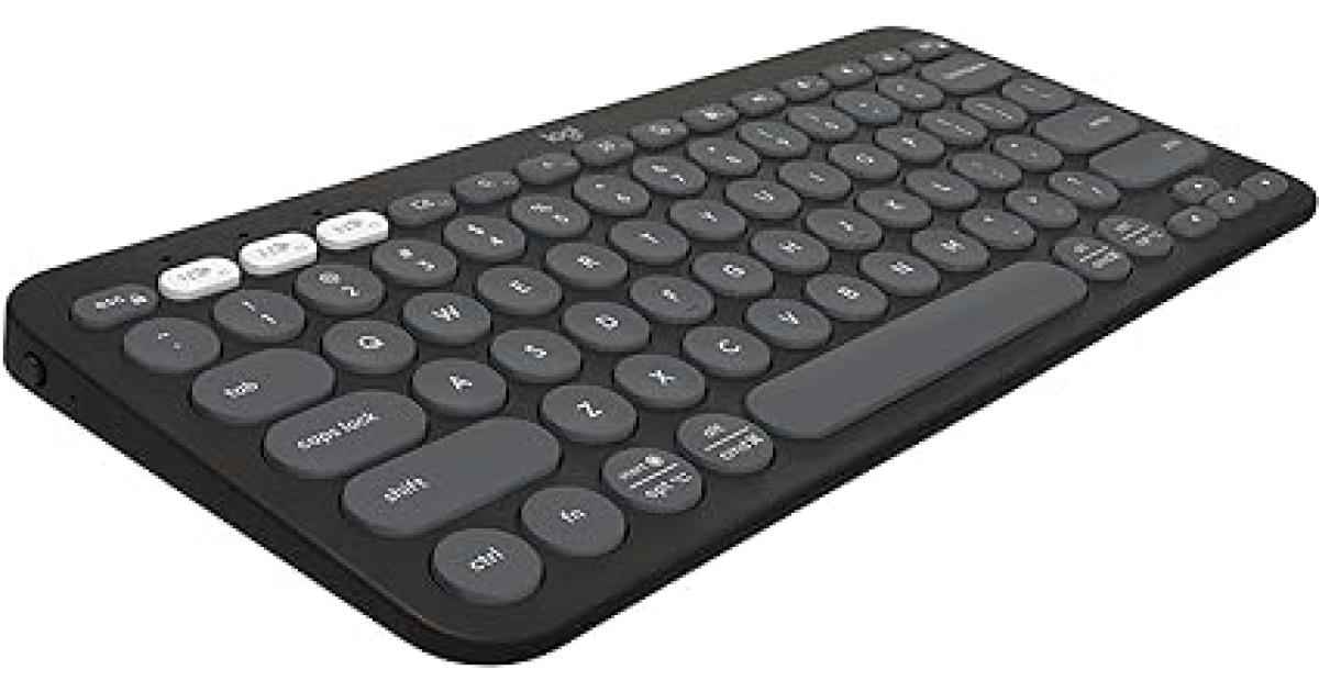 Logitech K380s Pebble Keys 2 Slim Bluetooth Keyboard – Graphite