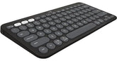 Logitech K380S Pebble Keys 2 Slim Bluetooth Keyboard - Graphite with wireless with gaming keyboard