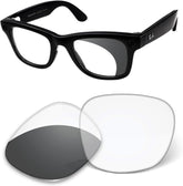 1.6MM Transition Replacement Lens Compatible with Ray-Ban Meta Wayfarer RW4006/RW4008 & Gen 2 RW4012 50/53mm Smart Glasses
