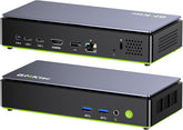AI Mini PC Gaming Desktop Computer Intel Core Ultra 7 256V (8C/8T Turbo 4.8 GHz) (Beats i9-13900HK/ R7 8745HS), NPU/GPU: 115 Tops, Intel ARC 140V, 16GB LPDDR5X, 1TB SSD, 5GbE LAN, Dual USB4