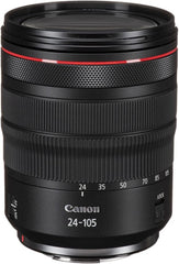 Canon RF 24-105mm f/4L is USM Lens (2963C002) + Filter Kit + Cap Keeper + Cleaning Kit + More