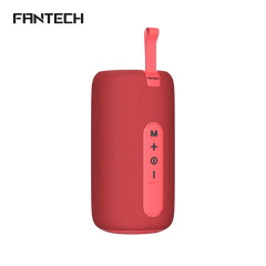 FANTECH BS159 True Wireless RMS Speaker TWS Deep Bass 10W 57mm Driver 4 - Way Connectivity BT TF Card USB RGB Portable Speaker - Red