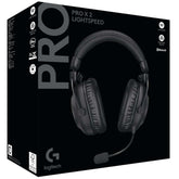 Logitech G PRO X 2 Lightspeed Wireless (Black) 7.1 Surround Gaming Headset, Tri Mode (Bluetooth/2.4GHz/3.5mm) Detachable Boom Mic, 50mm Graphene Drivers, DTS:X Headphone 2.0, Up To 50 Hours Battery, For PC, PS5, PS4 | G PRO X 2 Lightspeed Wireless Black |