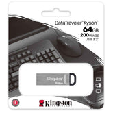 Kingston Datatraveler Kyson 64gb High Performance Usb 3.2 Metal Flash Drive