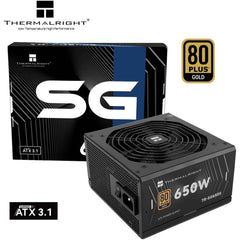 Thermalright (SG-650S) Gold 650W (ATX 3.1) 80 Plus Gold Fixed Cable, Smart Fan - Power Supply | SG-650S |
