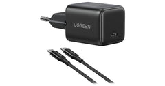 UGREEN Nexode X513 30W GaN II USB-C Fast Charger + 1M USB-C Cable Set – Black