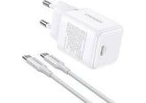 UGREEN X513 Nexode 30W GaN USB-C Fast Charger EU Plug + 1M USB-C Cable Charging Set - White