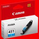 CANON CLI-451C Cyan Genuine Ink Cartridge, Prints Up to 304 A4 Pages