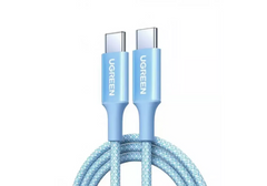 UGREEN USB-C to USB-C 100W 5A PD Braided Fast Charging Cable Nylon Jacket - 1M Blue (L502)