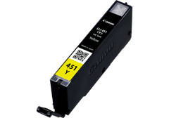 CANON CLI-451Y Yellow Genuine Ink Cartridge, Prints Up to 330 A4 Pages