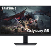 Samsung New 32" Odyssey G5 (g50d) Ips 2k Hdr400 180hz 1ms Amd Freesync W/ Adjustable Stand Black