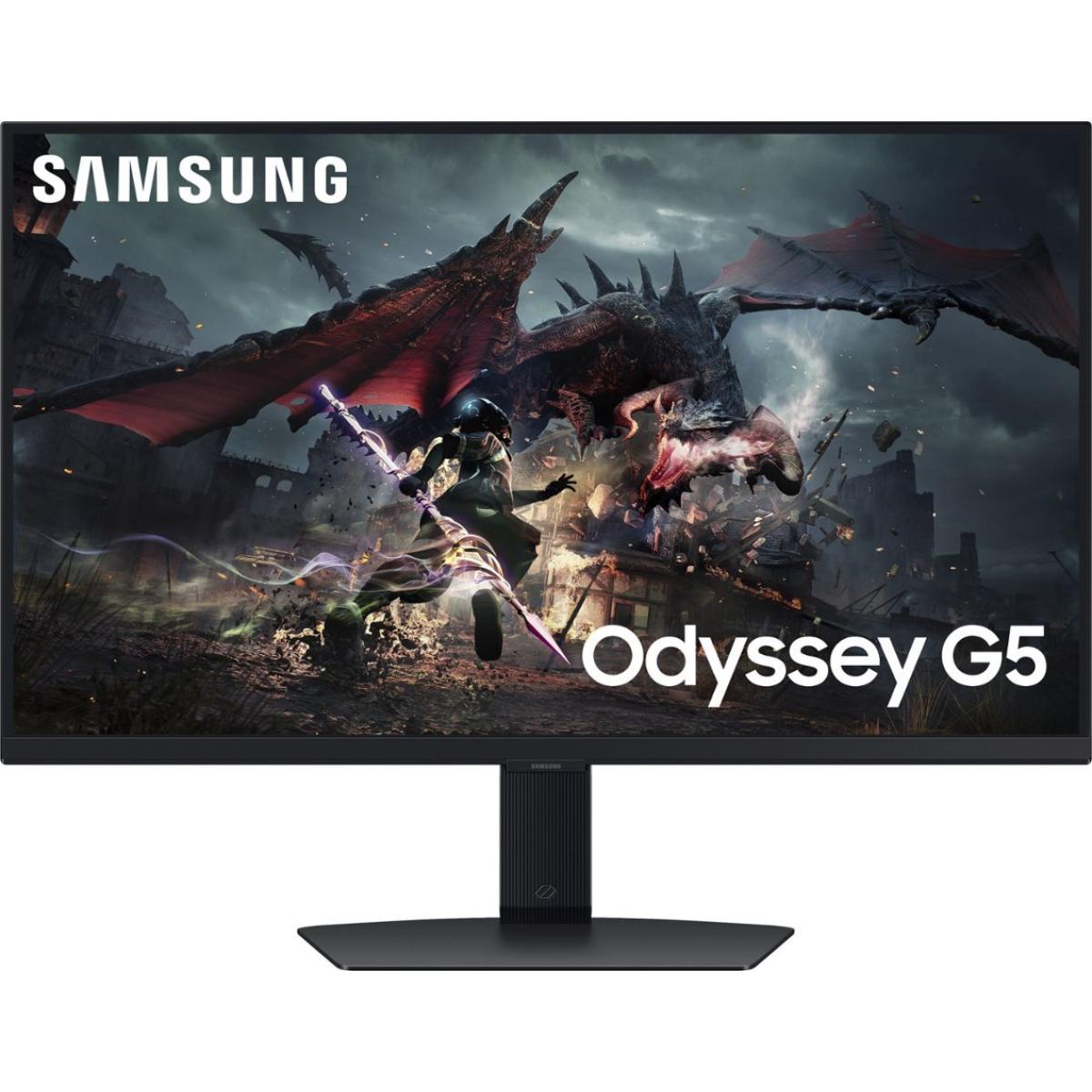 Samsung New 32" Odyssey G5 (g50d) Ips 2k Hdr400 180hz 1ms Amd Freesync W/ Adjustable Stand Black - CompuMe Samsung New 32" Odyssey G5 (g50d) Ips 2k Hdr400 180hz 1ms Amd Freesync W/ Adjustable Stand Black - CompuMe