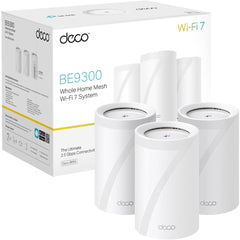Tp Link Deco Be65 Be9300 Whole Home Tri Band Wifi 7 Mesh Speeds Up To 9214 Mbps Ai Driven Conne Over 200 Devices Ideal For Gaming & 4k 2.5g (3 Pack)