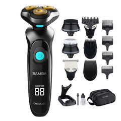 Cecotec Multigroom Shaver, 10 in 1 Titanium Coated, 80Min Runtime, Waterproof Design, Stainless Steel Blades - 4194