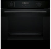 Bosch Built in Electric Oven Serie6, 60Cm, 76Lit, Black - HJG852YB0T