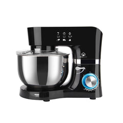 Home Electric Stand Mixer, 6.2Lit & 1.5Lit Jar, 1300Watts, 10Speeds, Black - TC-850