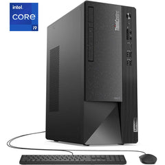 Lenovo NEW ThinkCentre NEO 50t Gen 4 13GEN Intel Core i9 24-Cores w/ Wireless & Bluetooth & 2 Years Warranty - Black