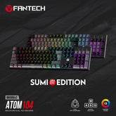 Fantech ATOM TKL MK886v2 104Keycaps Keycaps Mechanical Keyboard - CompuMe