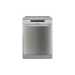 Indesit Free Stand Dishwasher A+, 13Setsm 7Programs, PUSH&GO, Steel - DFC 2B+16 AC X