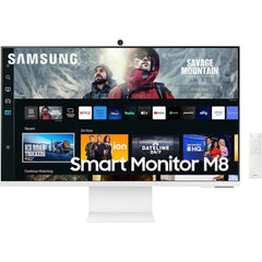 Samsung 32 Inch M8 (m80d) Series 4k Uhd Smart Monitor With Streaming Tv, Speakers, Hdr10+, Ai Upscaling, Usb C, Ergonomic Stand, Slimfit Camera, Gaming Hub