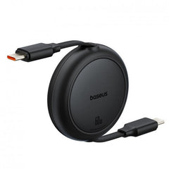Baseus Free2Pull Mini Charging Cable USB-C to USB-C 60Watts, 1Mm, Cluster Black - P10364500111-01