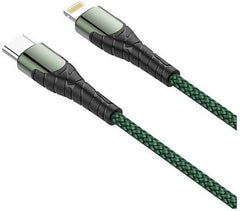 Ldnio Fast Charging Data Cable, USB-C TO Lighting, 30Watts, 2Mm, Grey - LC112