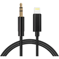 NO - Brand Lightning to 3.5 AUX Braided Audio Adapter Cable