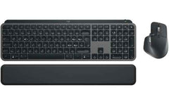 Logitech MX Keys S Combo (MX Keys S Keyboard + MX Master 3S Mouse) Wireless (2.4GHz + Bluetooth) Keyboard and Mouse Kit w/ Palm Rest, Customizable Illumination, Fast Scrolling, USB C, for Windows & Mac