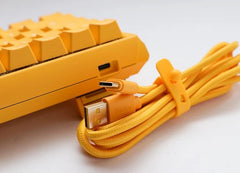 Ducky One 3 Sf Yellow Mini 60% Quack Mechanical Gaming Keyboard Double Shot Pbt Keycap