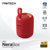 FANTECH(BS157) - NeraBox 5W RMS PORTABLE SPEAKER - Red