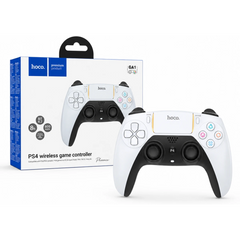 HOCO GA1 Phoenix PS4 Wireless Game Controller Bluetooth 4.2 800mAh White