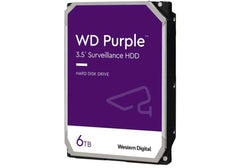 WD 6TB WD Purple Surveillance HDD SATA 6 Gb/s 256 MB Cache 3.5" Internal