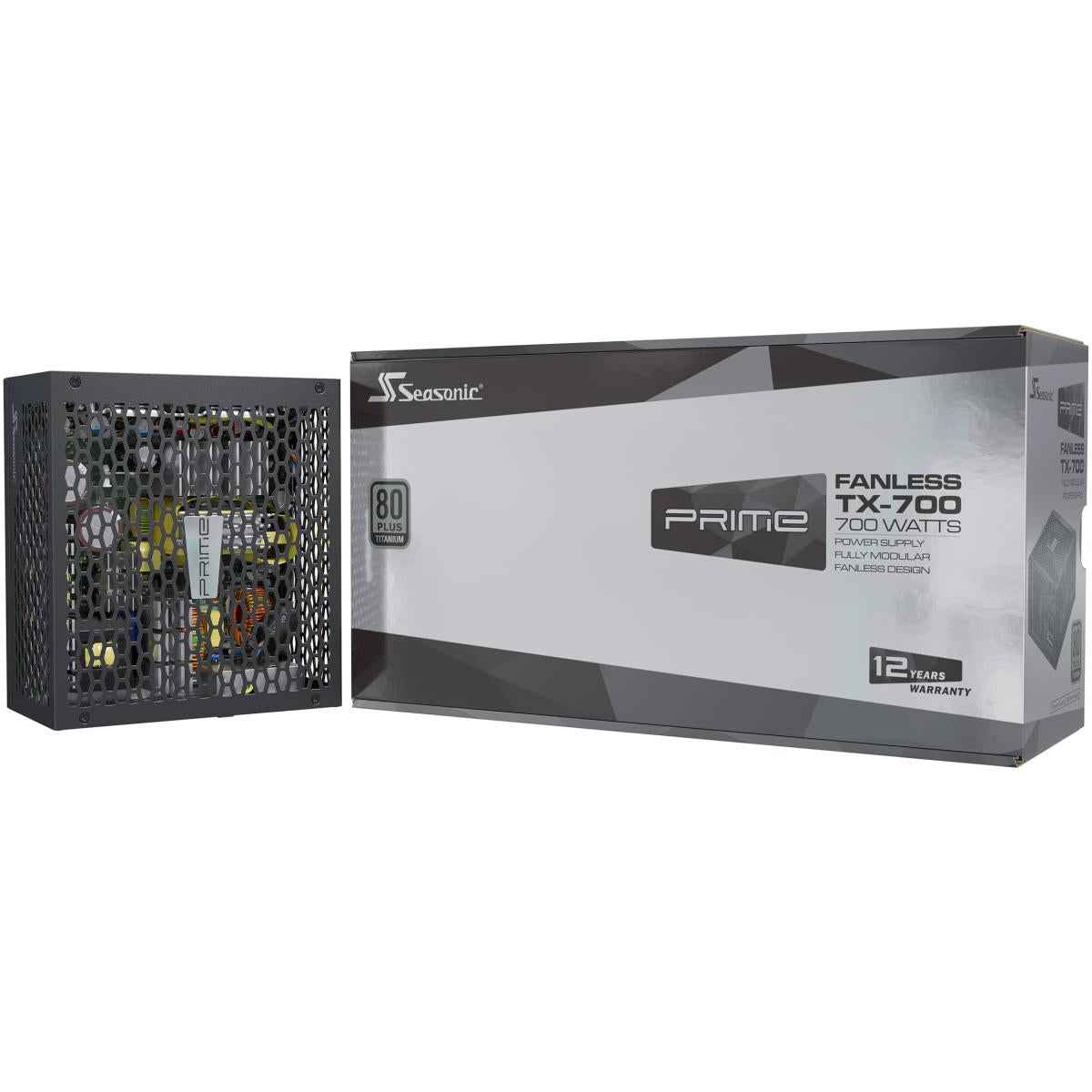 Seasonic Prime Fanless Tx 700 700w 80+ Titanium Full Modular True Fanless Design