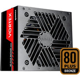 Raidmax Vortex 700w 80+ Bronze Atx Continuous Power With 120mm Quiet Fan Aive Pfc Power Supply , Black