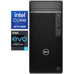 Dell OptiPlex Plus 7020 (2024) 14Gen Intel Core i7 vPro 20-Cores Tower w/ DDR5 Memory & 1 Year Warranty - Black
