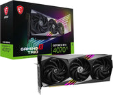 Gaming GeForce RTX 4070 Ti 12GB GDRR6X 192-Bit Extreme Clock: 2760 MHz HDMI/DP Nvlink Tri-Frozr 3 Ada Lovelace Architecture Graphics Card (RTX 4070 Ti Gaming X Trio 12G)