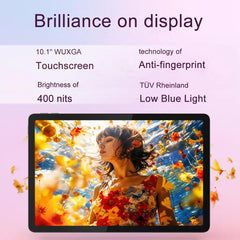 Lenovo Tab M10 10.1" Idea Android Tablet, 256GB Storage (128GB eMMC+128GB SD Card), FHD+ (1920x1200), 8-Core MediaTek, Ultra-Light Design for Kids, Student, Gaming, Long Battery Life, 8MP+5MP Camera