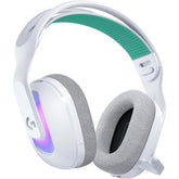 Logitech G522 LIGHTSPEED Wireless Gaming Headset, LIGHTSYNC RGB, Full Bandwidth Mic & Advanced Synchronized Audio, Tri-Connectivity with LIGHTSPEED, Bluetooth, USB-A to USB-C for PC - White | G522W |