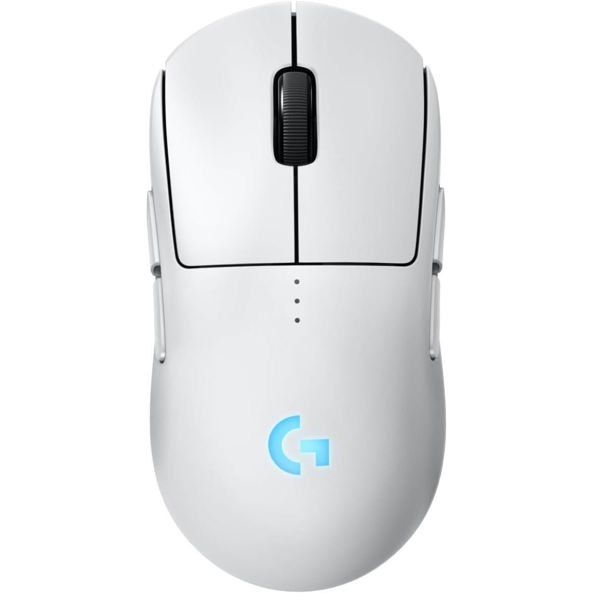 Logitech G PRO 2 Lightspeed Wireless Gaming Mouse, Right- or Left-Handed Mouse with up to 4 Customizable and Switchable Magnetic Side Buttons, 44K DPI Sensor, USB-C Charging, for PC/Mac - White | Logitech G PRO 2 |