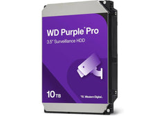 Western Digital 10TB WD Purple Pro Smart Video Surveillance Internal Hard Drive HDD – 7200 RPM, SATA 6 Gb/s, AllFrame AI, 512MB Cache, 3.5" - WD102PURP