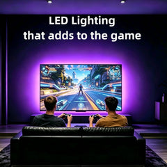 LED Lights for TV, 13.1ft Behind TV Backlight for 32-65 Inch TV, Music Sync Strip Lights with APP and Remote Control, USB Powered for Gaming Bedroom Home Decor