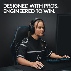 Logitech PRO X Superlight 2 Wireless Gaming Mouse, White | Ultra-Lightweight, Hero 2 Sensor, 44k DPI, 5 Programmable Buttons, Lightspeed Wireless, PC/Mac | with Signature Series Charging Dock