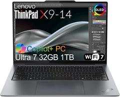 Lenovo ThinkPad X9 14 Aura Edition Business AI Laptop (14" OLED, Intel Core Ultra 7 258V, 32GB DDR5, 1TB SSD) ultrathin Copilot+ PC, Backlit, FP, Thunderbolt 4, Wi-Fi 7, Win 11 Pro (NextGen X1 carbon)