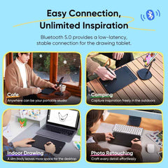 XPPen Deco MINI7W wireless Bluetooth tablet for portable computing