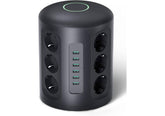 AUKEY PA-S14 PowerHub XL, 12 AC Outlet Surge Protector, 6 USB Ports, Vertical AC & USB Power Strip, 2m Cord