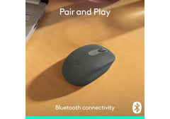 Logitech M196 Bluetooth Wireless Mouse, Compact and Portable Mouse for Laptops, Tablets and More, 12-Month Battery, Smooth Tracking, Compatible with PC and Mac - Graphite
