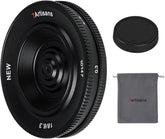 18mm F6.3 Mark II Ultra-Thin APS-C Prime Lens Fit for Nikon Compact Mirrorless Cameras for Nikon Zfc, Z50, Z30