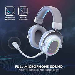 FIFINE RGB headset for computer setup